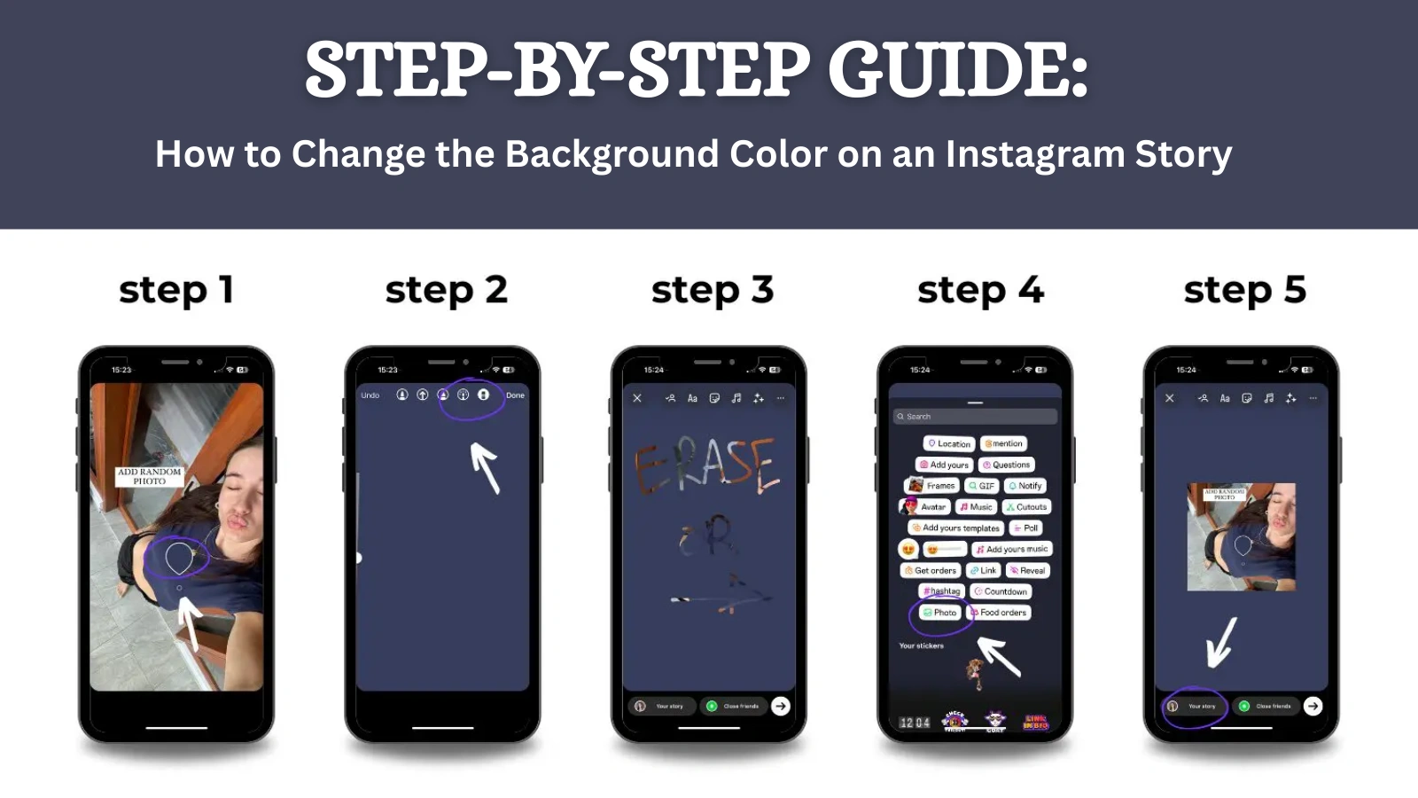 How to Change Your Instagram Story Background Color