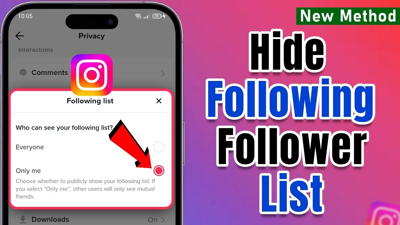 How to Hide Your Following List on Instagram in 2026