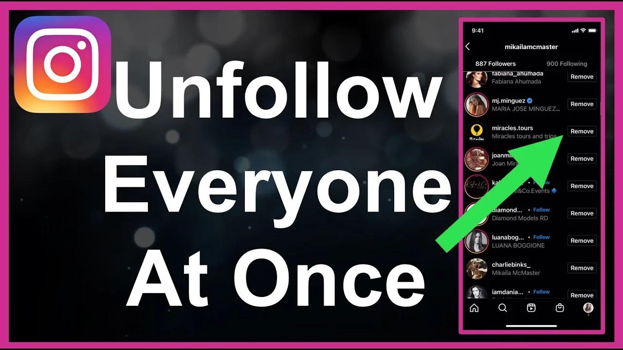 How to Unfollow Everyone on Instagram Safely